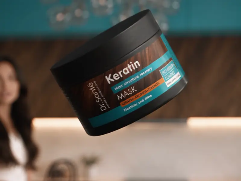 Keratin Mask — AI product video (beauty, product)