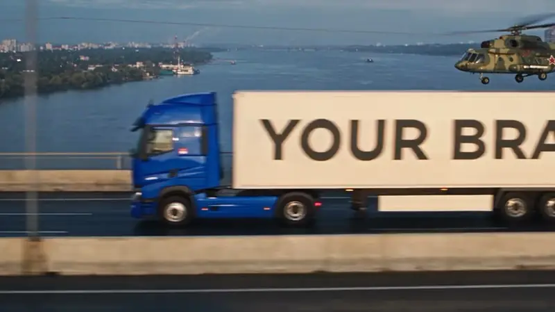 Truck with YOUR BRAND on the side